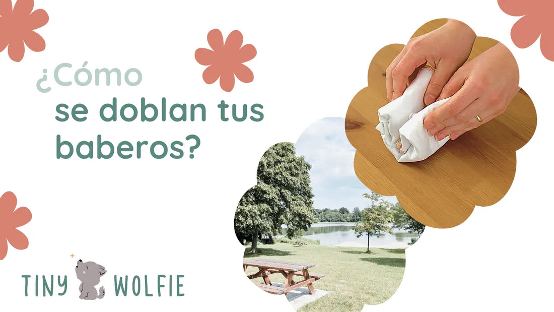 Aprende a doblar los baberos Tiny Wolfie ¡Que nada os detenga!