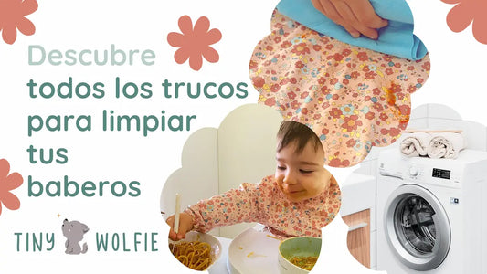 ¿Cómo limpiar un babero con mangas impermeable para bebé?